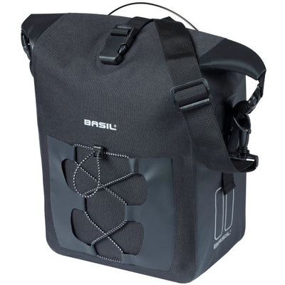 Basilikum Single Fahrradbeutel Navigator wasserdicht m mik 14 Liter 14 x 24 x 34 cm Schwarz