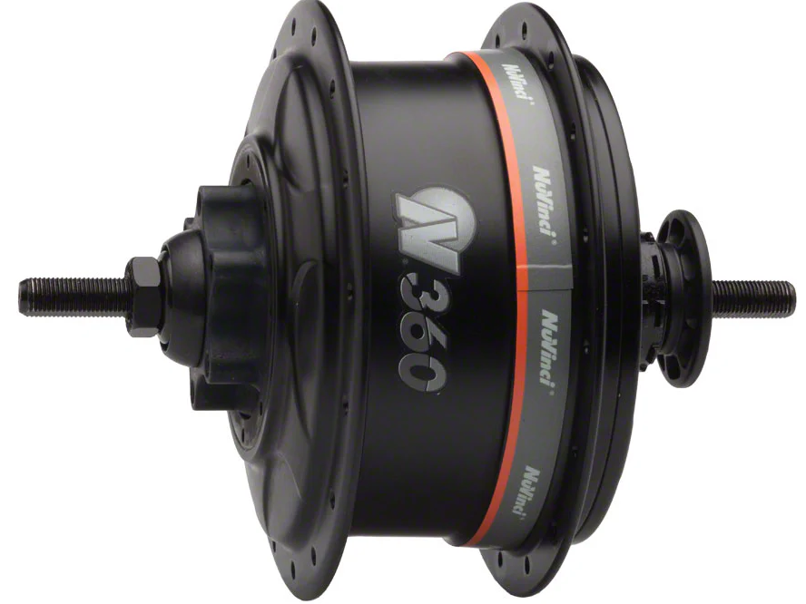 Shimano N360 nach Disc 6-Punkt 32 Löcher Black Bald