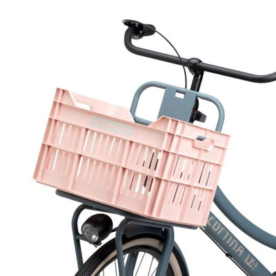 Urbanfester Kiste recycelter Kunststoff 30L Pastellrosa