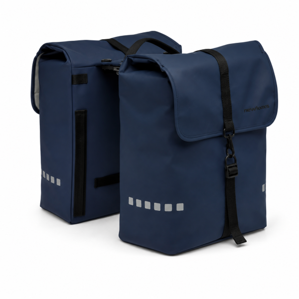 Newlooxs New Looxs Fahrradtasche Double Odense Dunkelblau Mik 2.0 39l