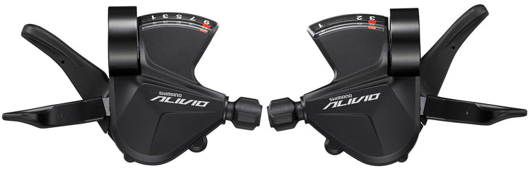 Shimano Alivio Rapidfire Triggeret Shifterset 3x9 Speed ​​Mailleur Matte Schwarz