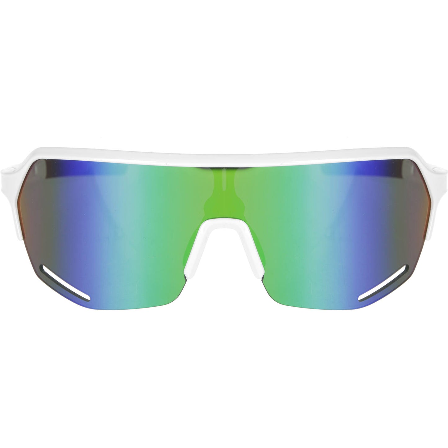 Trivio - Fahrradbrille Hyperion White Revo Green mit extra transparenter Linse