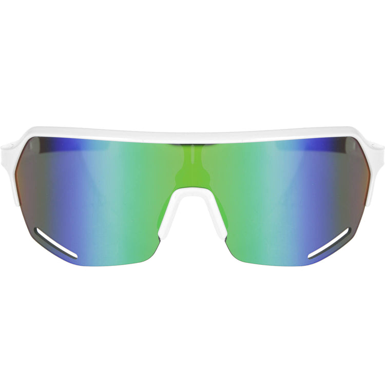 Trivio - Fahrradbrille Hyperion White Revo Green mit extra transparenter Linse