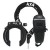 AXA XXL Schwarzer Ringschloss + Satteltasche + ULC100 Halskette