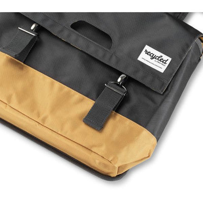UrbanProof Urban Proof doppelte Fahrradtasche schwarz gelb 40L