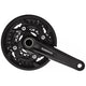 Shimano Kurbel MTB 3 x 10 Geschwindigkeit FC-MT500 mit 175-mm-Kurbelarm 40-30-22T Schwarz