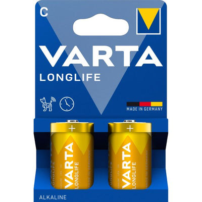 Varta Battery LongLife Alkaline LR14 C (2x)