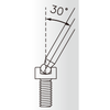 IceToolz TwinHead-Schlüssel 7M30 3 mm Sechskantschlüssel