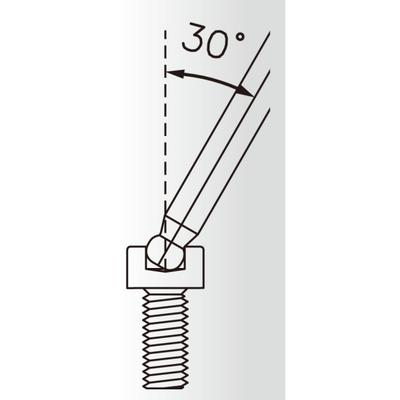 ICetoolz Twinhead -Schraubenschlüssel 7m50 5 mm Allen Keys