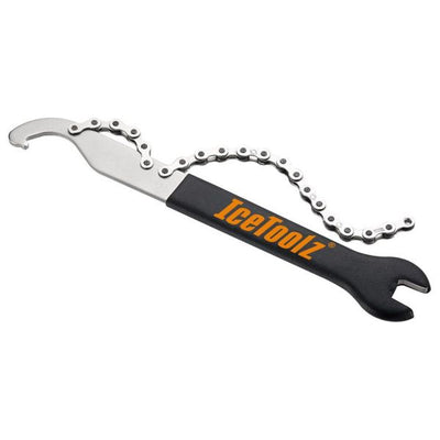 Icetoolz Multi-Speed-Tools 24034S4 mit Pedalschlüssel, Haken und Freilaufkunde 1 2 x 3 32