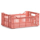 Urban Proof Fahrradkiste Helsinki Plastik 7L warm rosa 30x20x11 cm