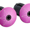 Supacaz Super Sticky Kush Star Fade Lenkband Schwarzes Neonrosa einschließlich Aluminium Neon Pink Lenkstopfen