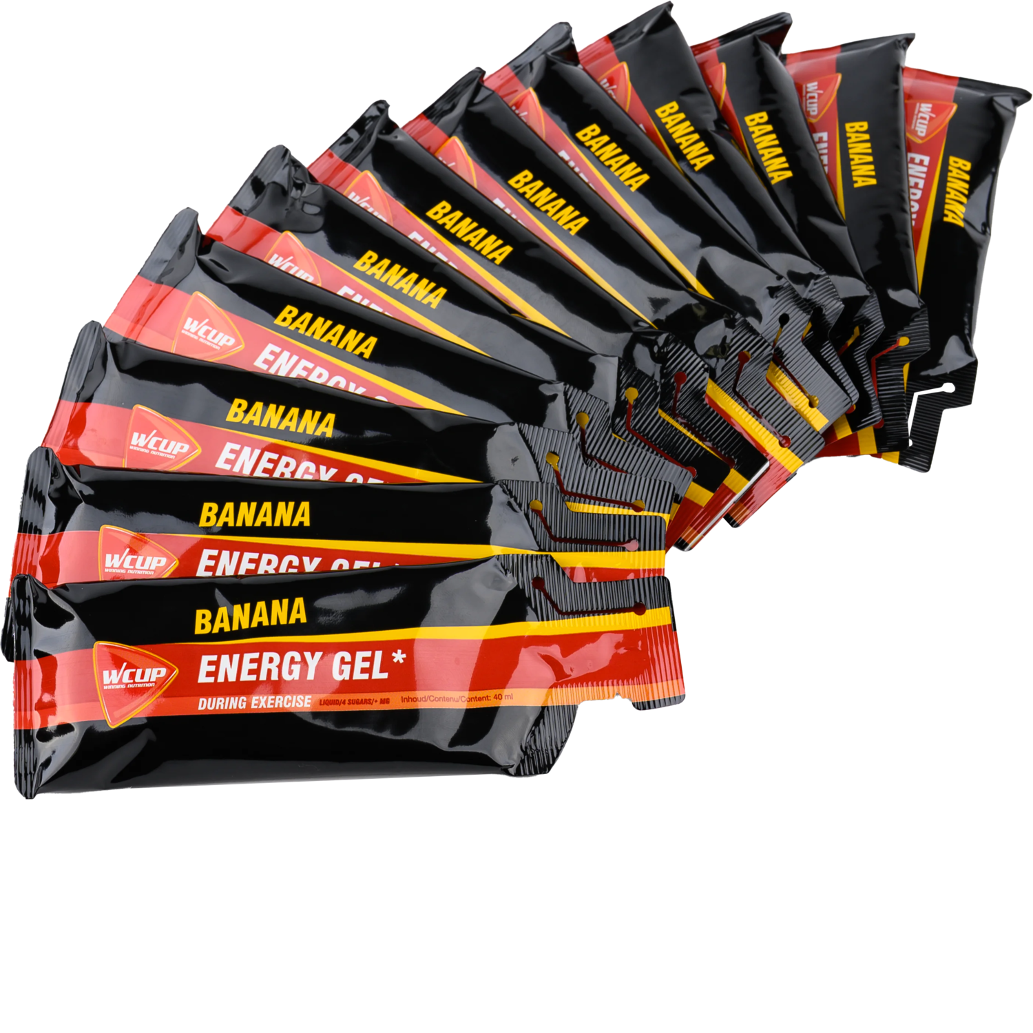 Wcup - Energiegel Banane 40ml 12 Stück