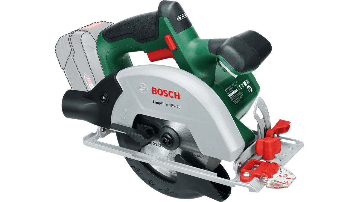 Bosch Green EasyCirc 18V-48 Akku-Kreissäge | ohne Akku und Ladegerät - 06033b1500