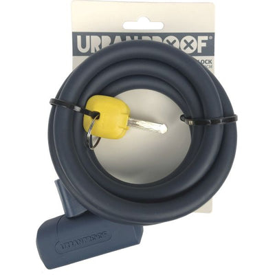 Urbanproof Spiralschloss 12mm*150cm matt blau