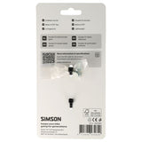 Simson Double Fit Flasche und Flaschenhalter glänzend schwarz - afbeelding 2