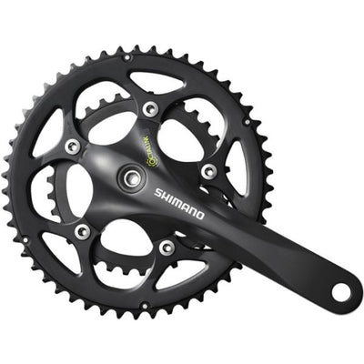Shimano Kurbel 2 x 9 Speed ​​Road FC-RS345 175 50-34T Octalink Schwarz