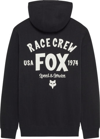 Fleecepullover mit Fuchskopf-Slogan