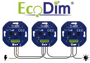 Eco-LED-Dimmer 0–250 W, Ecodim, Mehrphasenabschaltung – 4355428