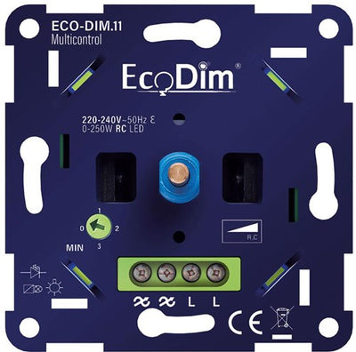 Eco-LED-Dimmer 0–250 W, Ecodim, Mehrphasenabschaltung – 4355428