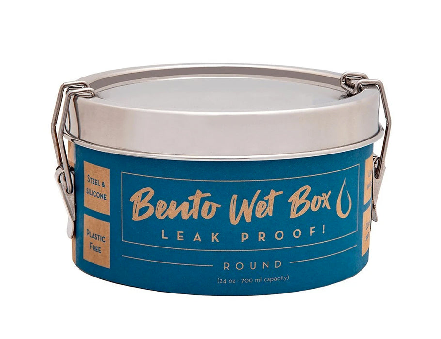 Blaues Wasser Bento Lunchbox Wet Box Runde