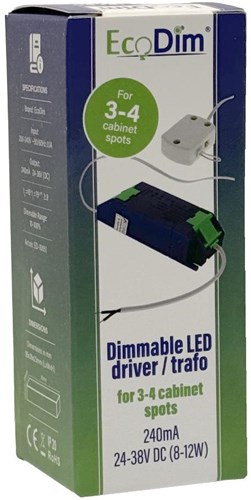 Ecodim LED-Treiber dimmbar Ecodim für 3-4 Möbelstrahler - led4921