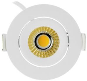Ecodim LED-Einbaustrahler 5W dimtowarm 62mm 36° rund verstellbar weiß - LED4730