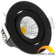 Ecodim LED-Einbaustrahler 5W dimtowarm 62mm 36° rund verstellbar schwarz - LED4735