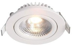 Ecodim LED-Einbaustrahler 5W dimtowarm 85mm 36° rund verstellbar weiß - LED4700