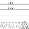 Ecodim LED-Einbaustrahler 5W dimtowarm 85mm 36° quadratisch verstellbar schwarz - LED4760