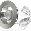 Enzo Ecodim LED-Möbelstrahler 3 W 2700 K 62 mm runder geschliffener Stahl – led4910