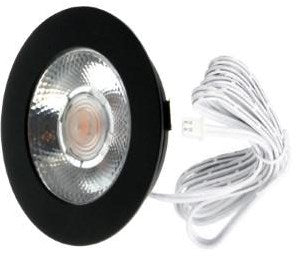 Ecodim LED-Möbelstrahler 3W 2700K 62mm rund schwarz - LED4905