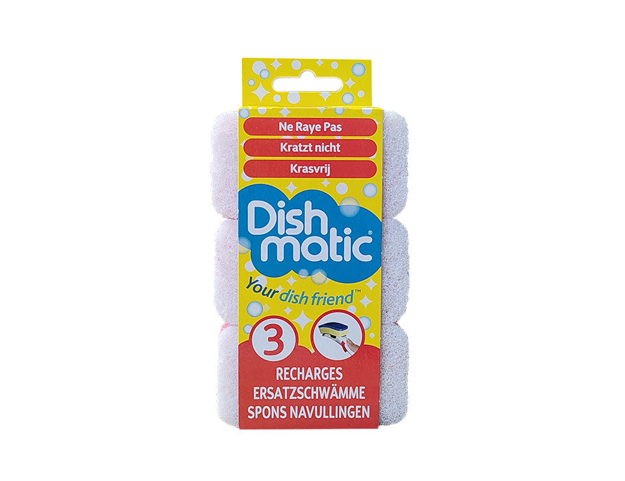 Dishmatic Dishmatic Navulpsponge Scratch -freier 3st