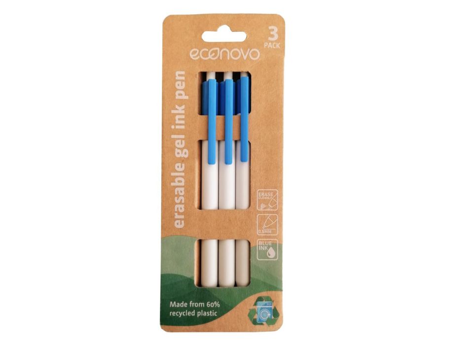 Econovo Gelpennen überschüssiger blauer 3 Teile