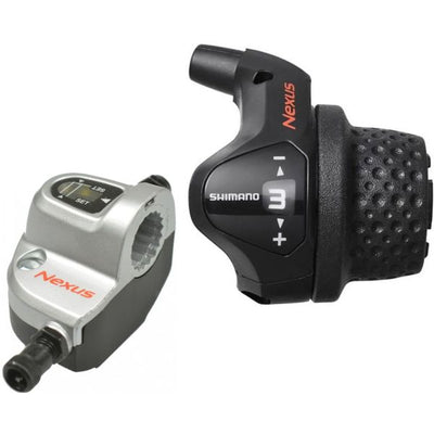 Turner 3 -Geschwindigkeit Shimano Nexus SL -3S41E mit Kabeln und Clickbox - Black (Arbeitsplatzverpackung)