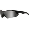 Trivio – Fahrradbrille Vento Nova, schwarze Linse, schwarzer Spiegel