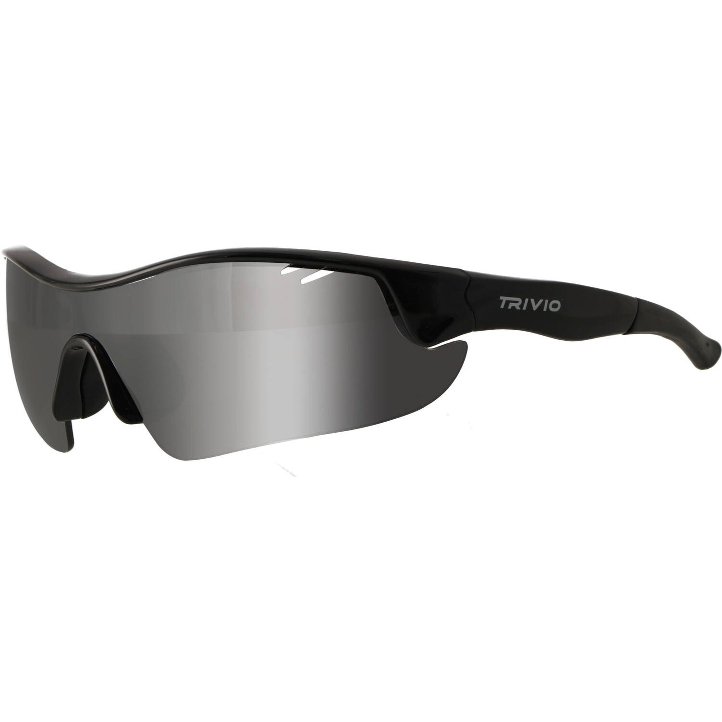 Trivio – Fahrradbrille Vento Nova, schwarze Linse, schwarzer Spiegel