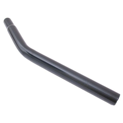 Sitzpfosten Ø25.4mm 360 mm gebogener Stahlschwarz