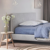 Kuscheliges Eden-Jersey-Spannbettlaken in Allure Blue, 180 x 200 cm