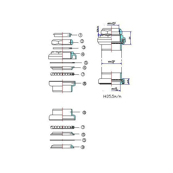 Tecora Headset-Adapter Gazelle 22,2 34 30,0 220242