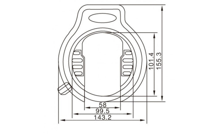 Ringslot Edge Strong Art2 - Schwarz