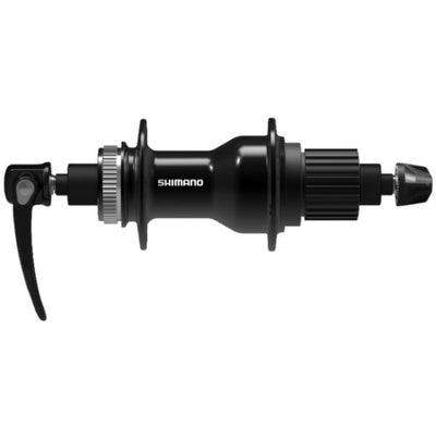 Shimano nach Hub 12-Geschwindigkeit FH-QC500-MS-B Micro Spline CL 36 Löcher 135 mm eingebaut