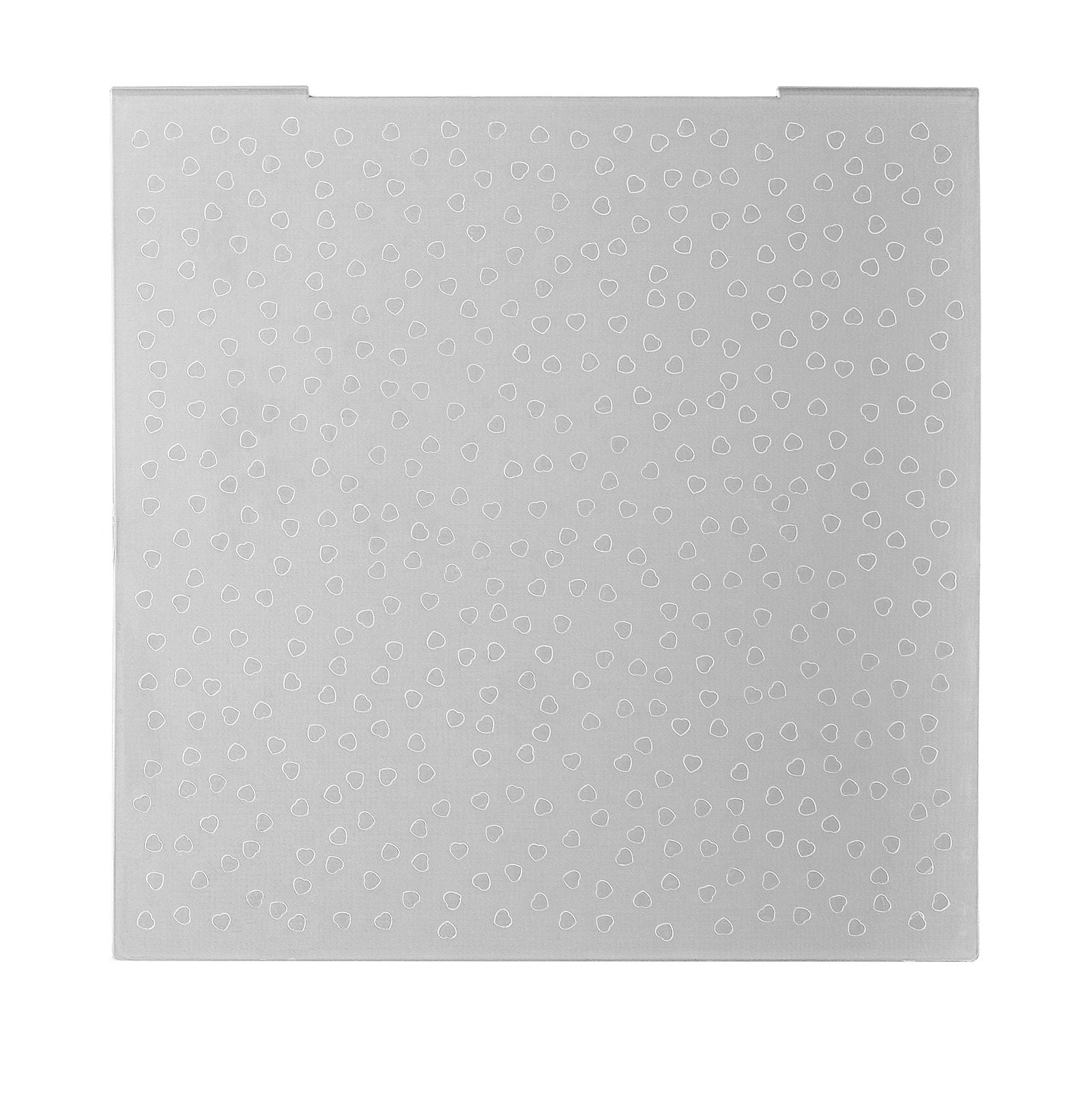 Nellies Wahl • 3D-Prägefolder Hintergrund kleine Herzen 15x15cm
