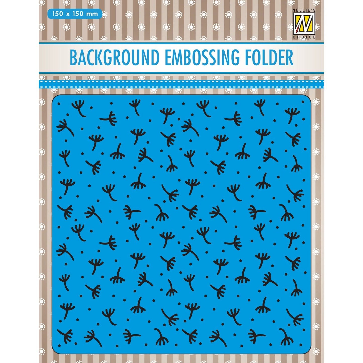 Nellies Wahl • 3D-Prägefolder Hintergrundzweige 15x15cm