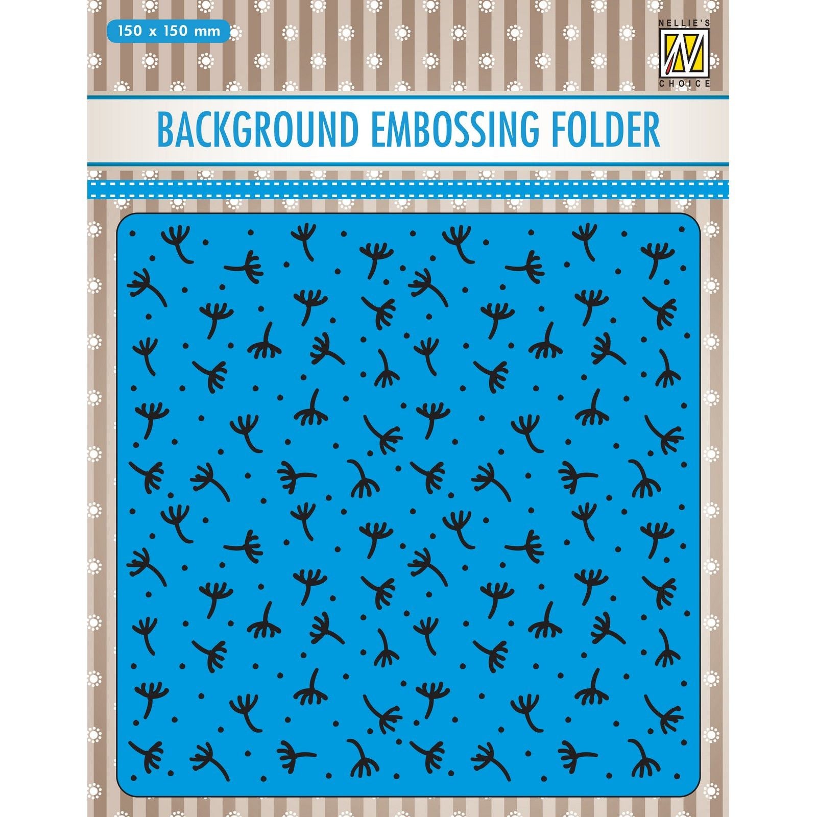 Nellies Wahl • 3D-Prägefolder Hintergrundzweige 15x15cm