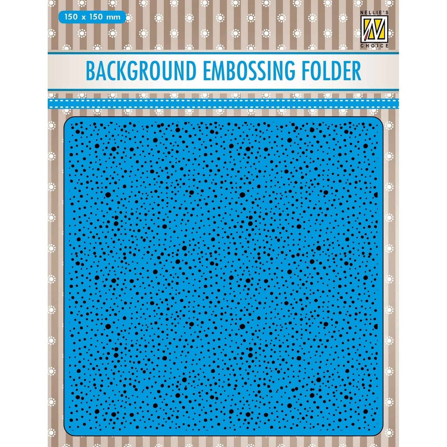 Nellies Wahl • 3D-Prägefolder Hintergrundpunkte 15x15cm
