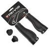 Trivio - Fahrradgriffe aus Gummi, ergonomisch, schwarz