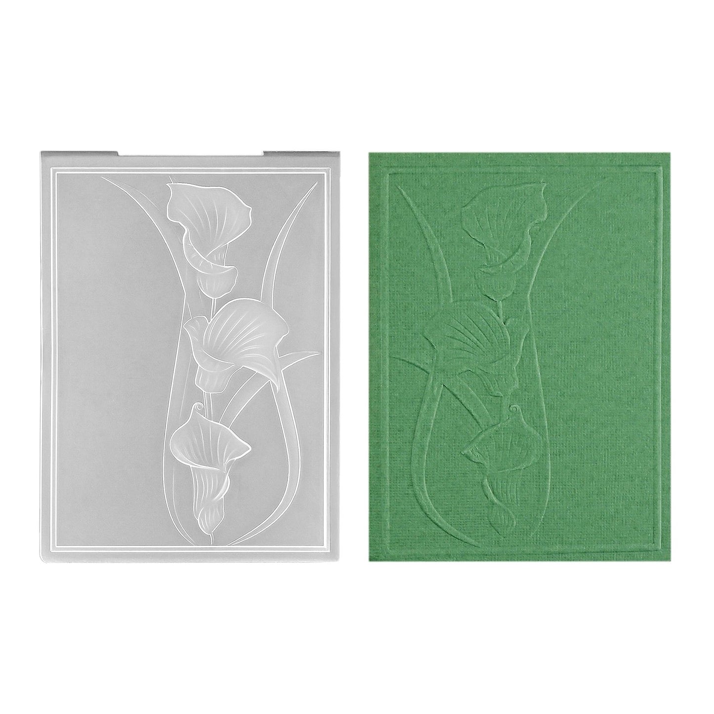 Nellies Wahl • 3D-Prägefolder Arum 10,5x14,8cm