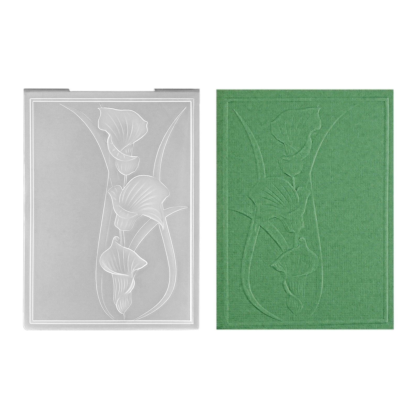 Nellies Wahl • 3D-Prägefolder Arum 10,5x14,8cm