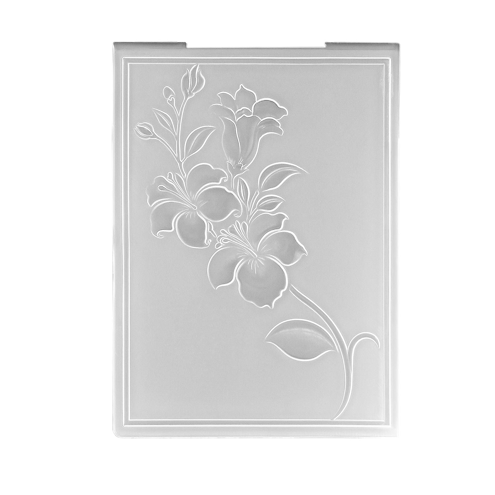 Nellies Wahl • 3D-Prägefolder Blumenzweig 10,5x14,8cm